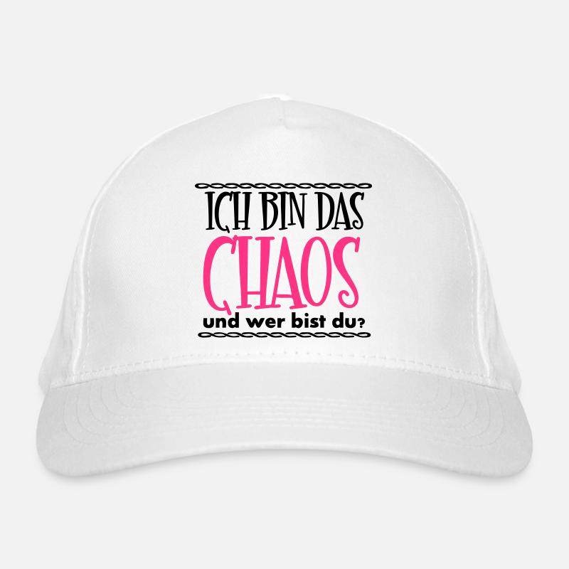 Ich bin das Chaos Geschenk Bio-Baseballkappe