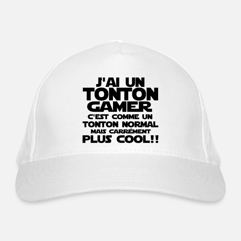 j'ai un tonton gamer Casquette classique bio