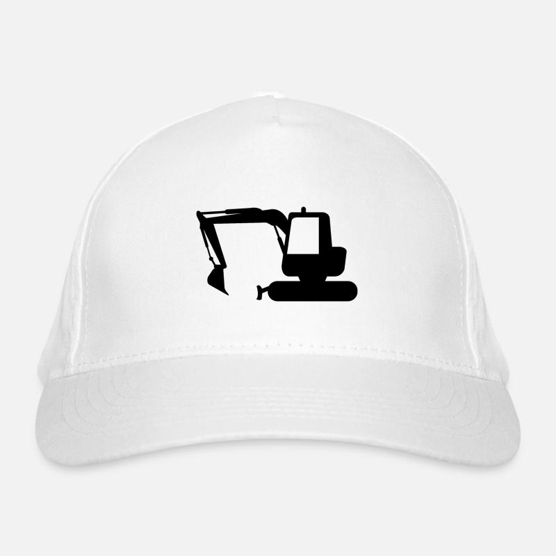 excavator Organic Baseball Cap