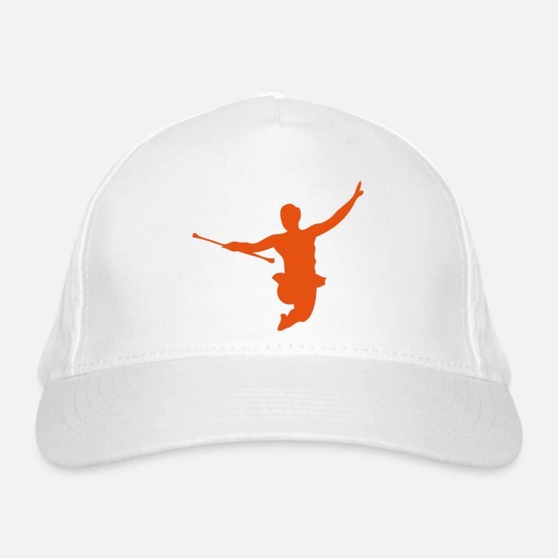 dancer twirling baton6 Organic Baseball Cap