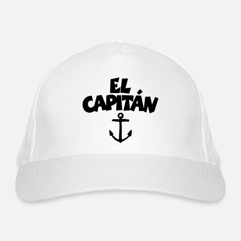 El Capitán ancre (FR) Casquette classique bio