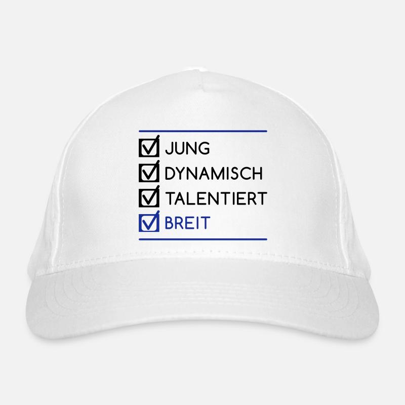 jung_dynamisch_talentiert_breit__f2 Bio-Baseballkappe