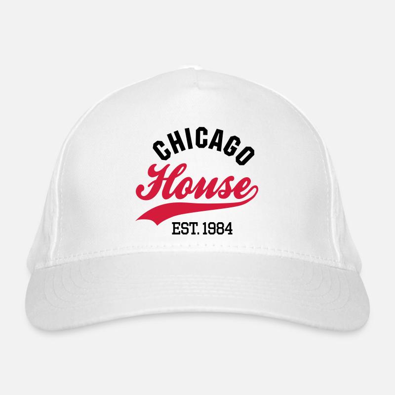 Chicago house est. 1984 Organic Baseball Cap