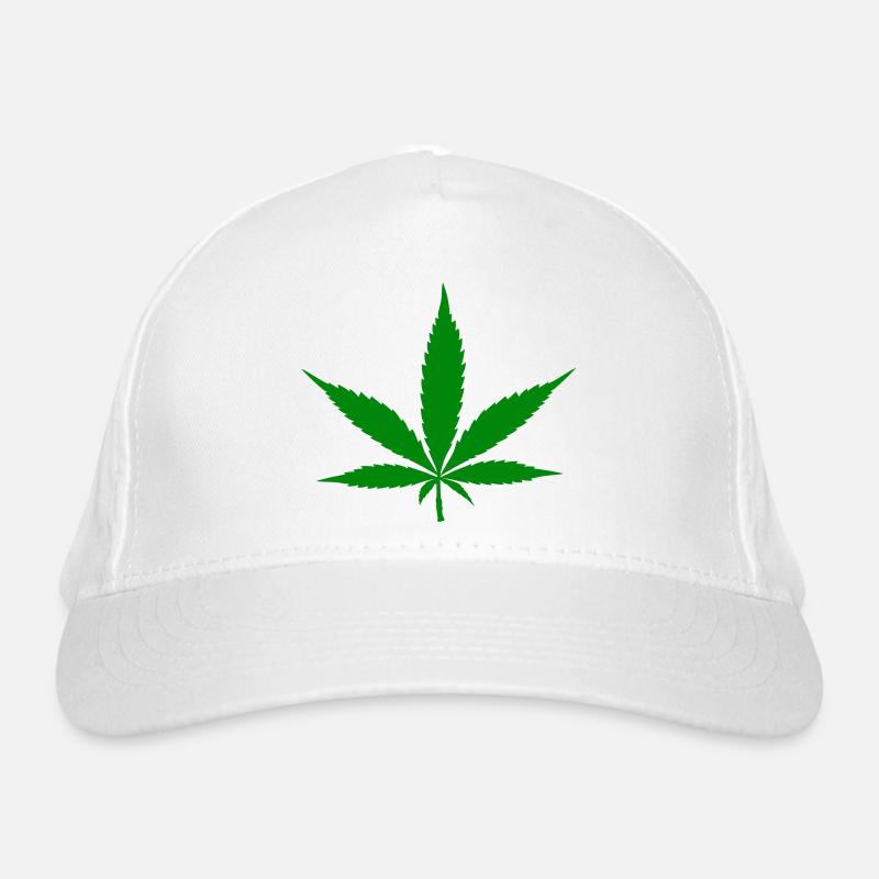 Hemp Leaf Cannabis Symbol Organic Baseball Cap