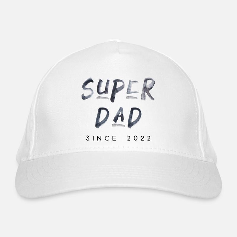 Superdad since 2022 Scripture Birth Father Saying Organic Baseball Cap