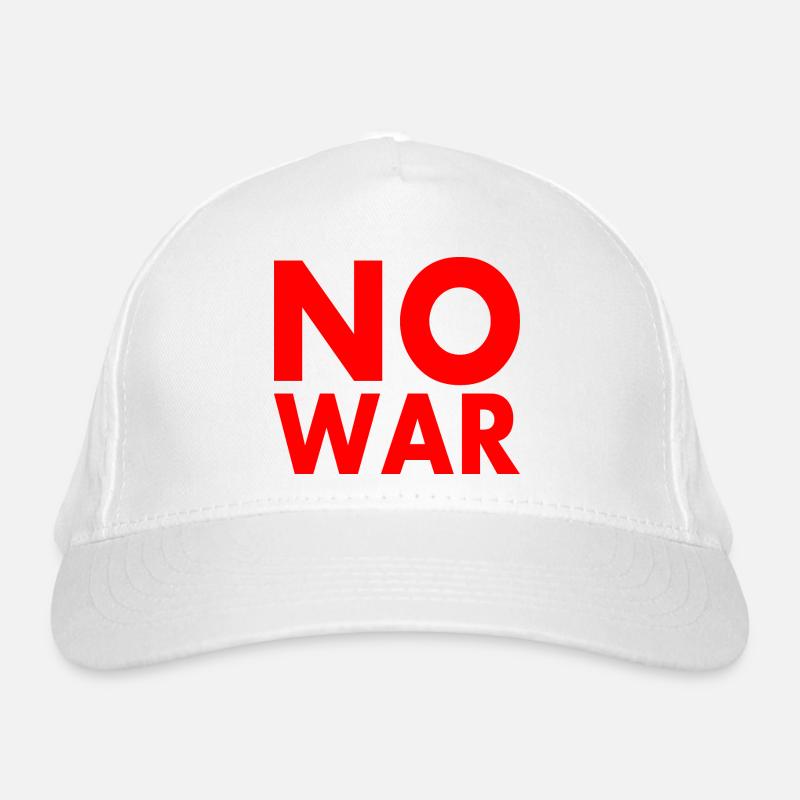 No war Organic Baseball Cap
