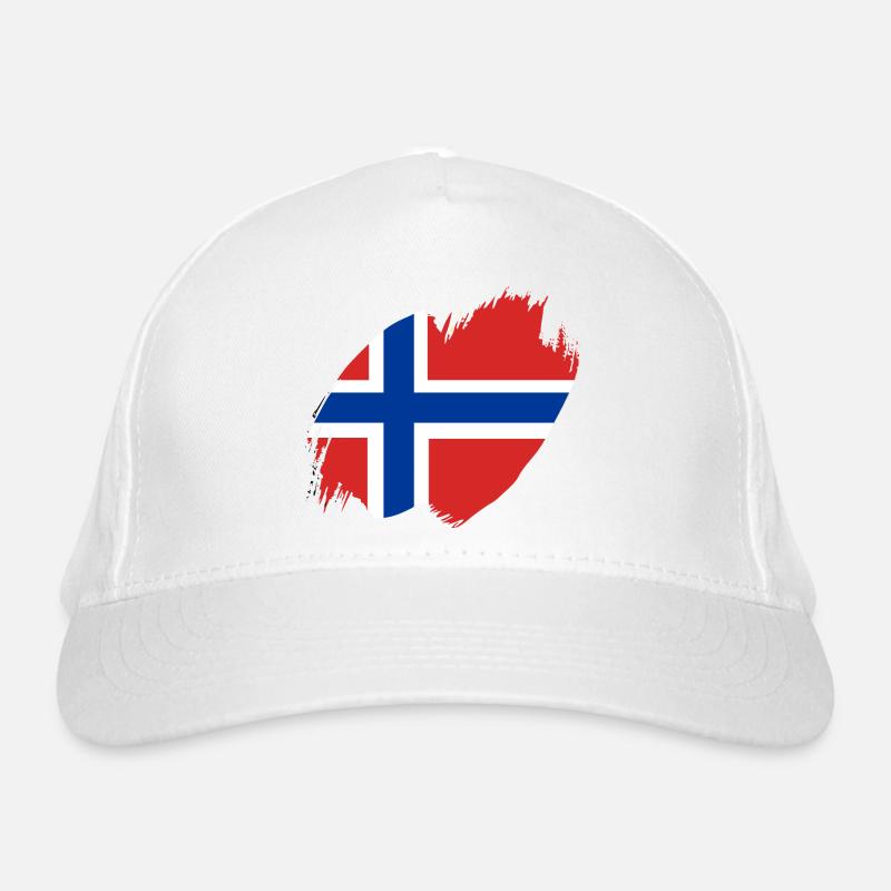 Norvège Drapeau Scandinavie Drapeau norvégien Casquette classique bio
