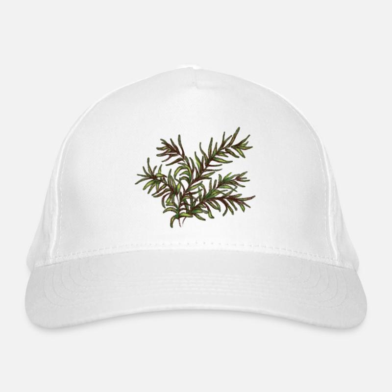 Leafy Plant 1 Organic Baseball Cap