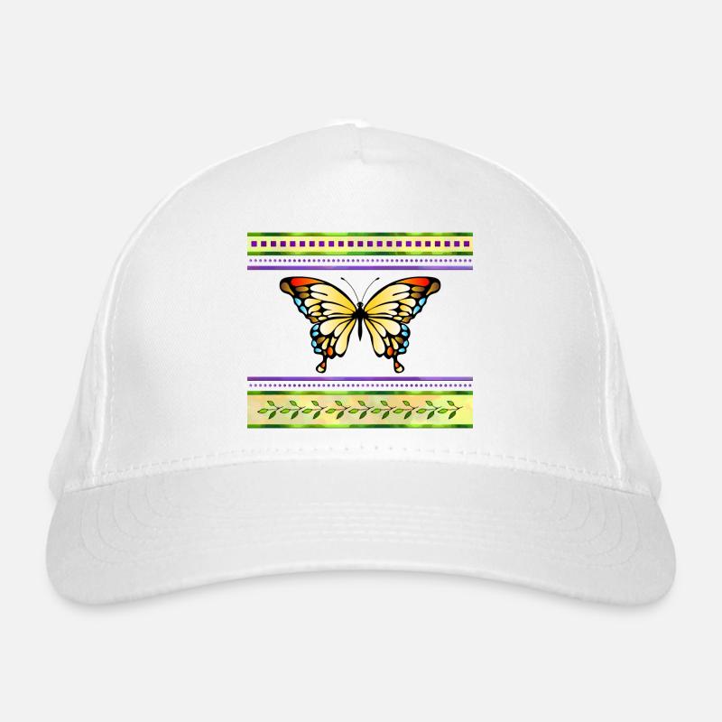 Schmetterling Bio-Baseballkappe