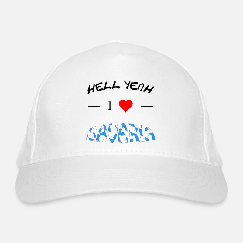 Hell Yeah i love bavaria Bio-Baseballkappe