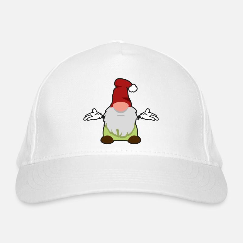 siebenter Weihnachtswichtel Bio-Baseballkappe