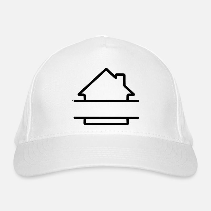 Accueil bannière de texte de logo simple Casquette classique bio