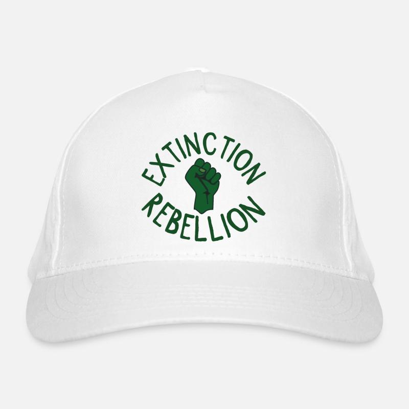 Extinction Rebellion Faust green Organic Baseball Cap