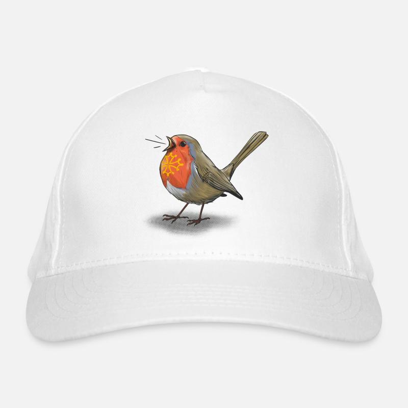 Rouge gorge occitan Casquette classique bio