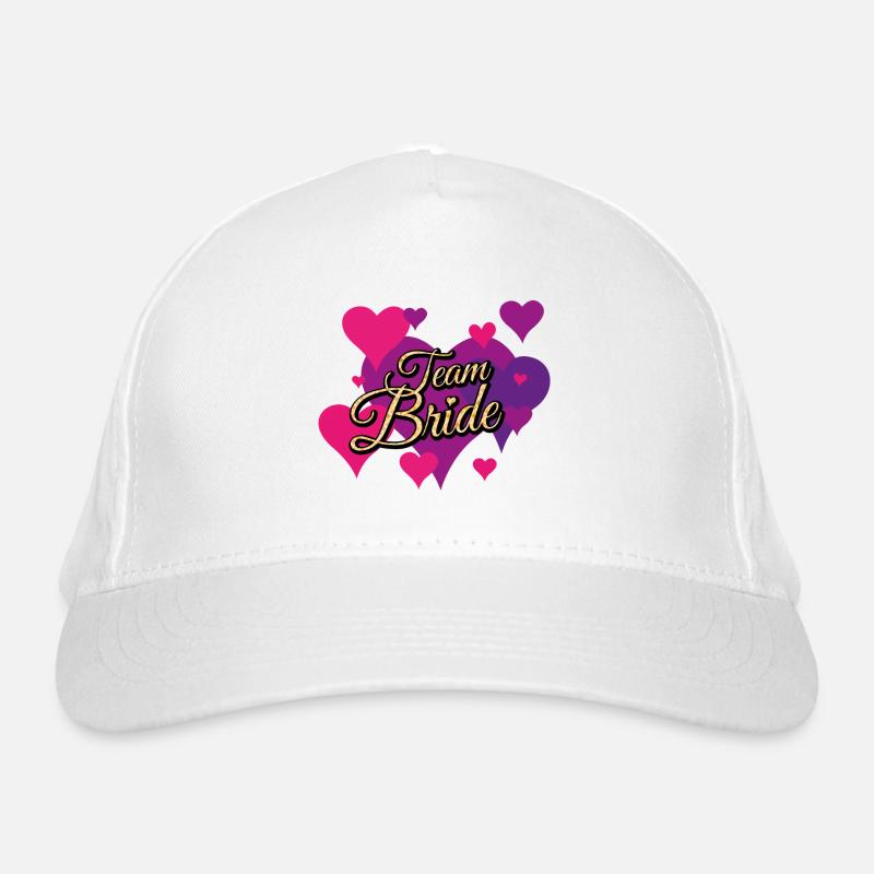 Team Bride Glittermuster Bio-Baseballkappe