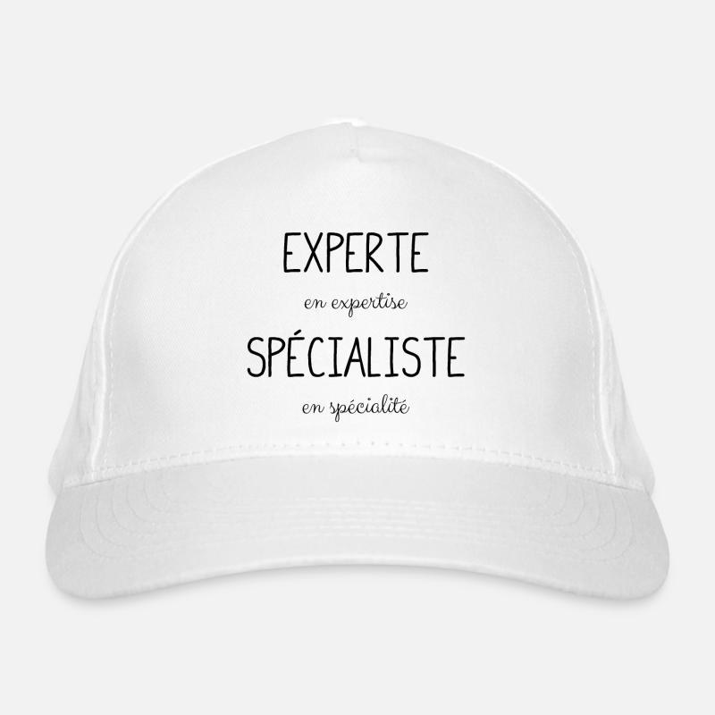 Experte en expertise Spécialiste en spécialité Casquette classique bio
