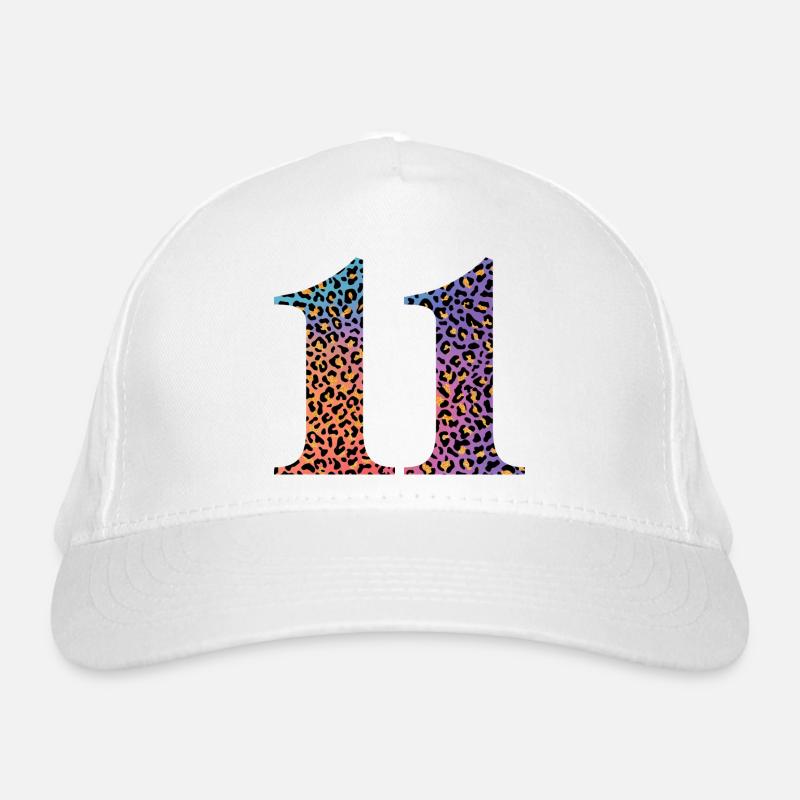 11e anniversaire léopard Casquette classique bio
