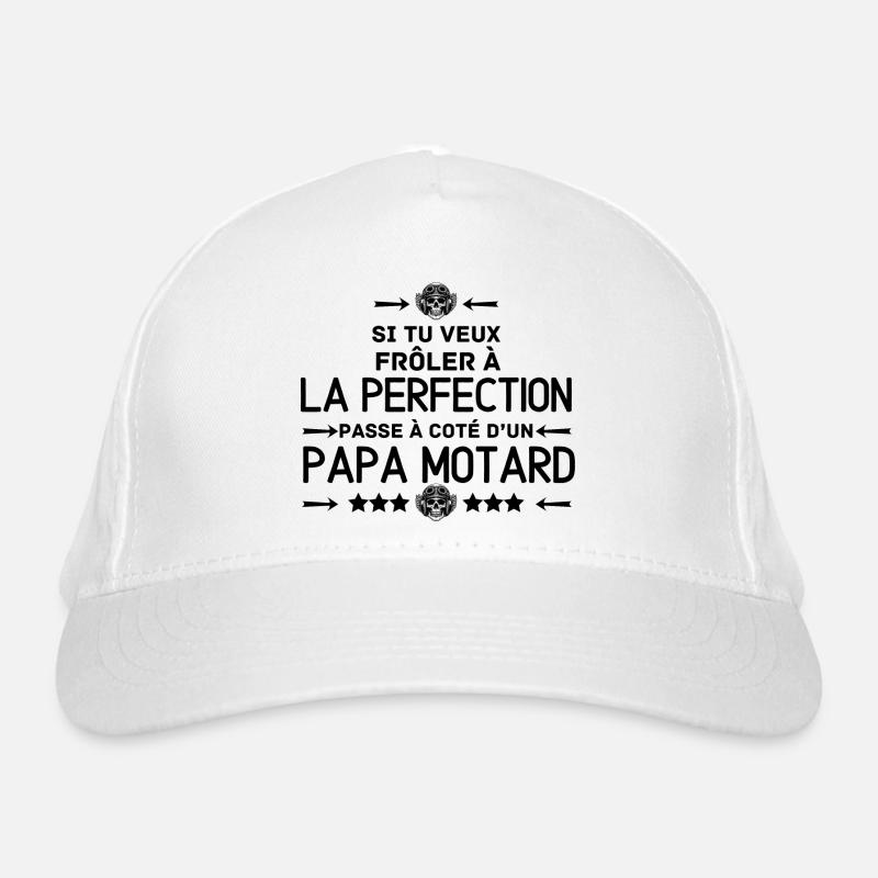 BIKER DAD PERFECTION Organic Baseball Cap