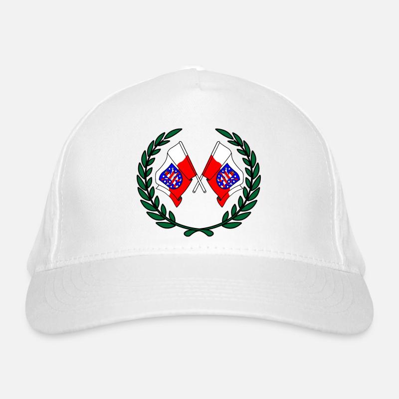 Flags Thuringia laurel wreath Organic Baseball Cap