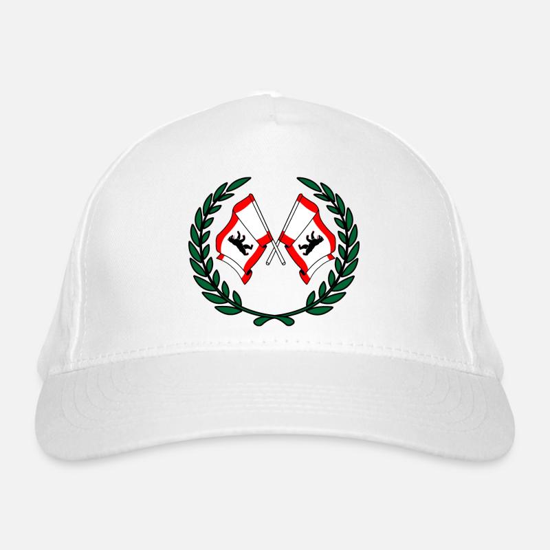 Drapeaux Couronne de laurier de Berlin Casquette classique bio