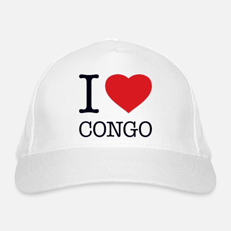 J’ADORE LE CONGO Casquette classique bio
