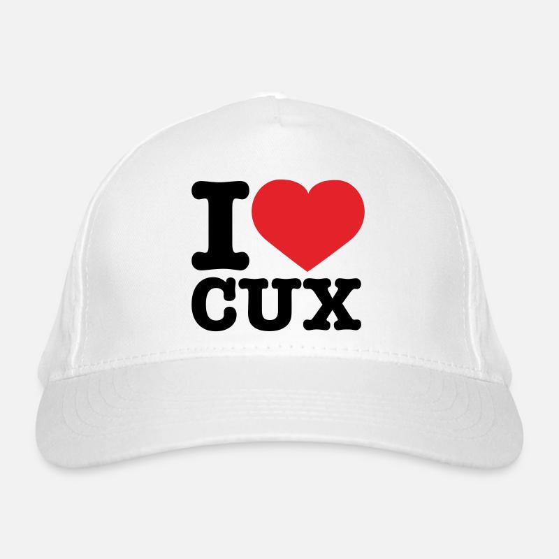 I love CUX Bio-Baseballkappe