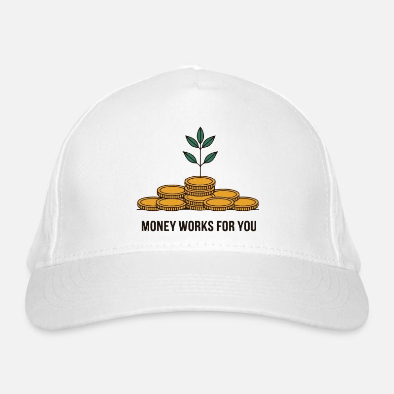 L’ARGENT TRAVAILLE POUR VOUS Casquette classique bio