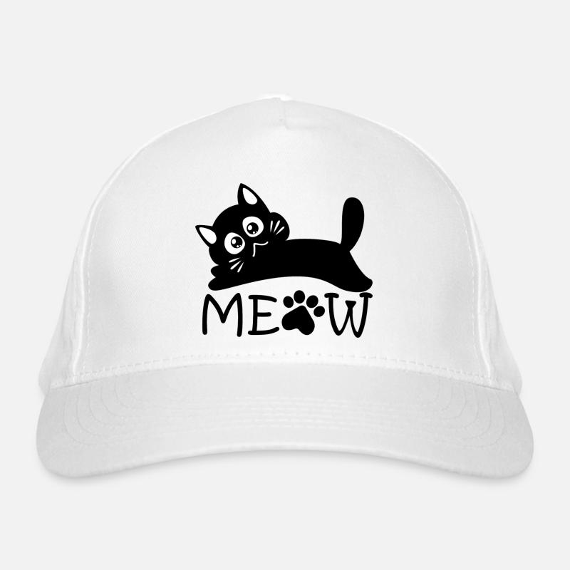 Dramatic Meow Organic Baseball Cap