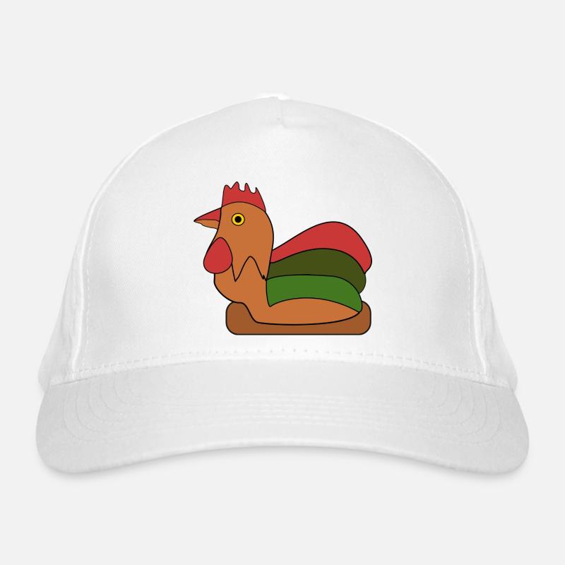 Stolzer Hahn Bio-Baseballkappe