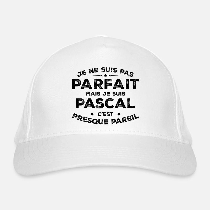 Pascal Ein Vorname, eine Haltung Pascal Humor Bio-Baseballkappe