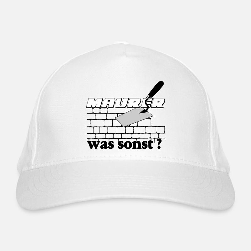 Logo de construction en maçonnerie Casquette classique bio