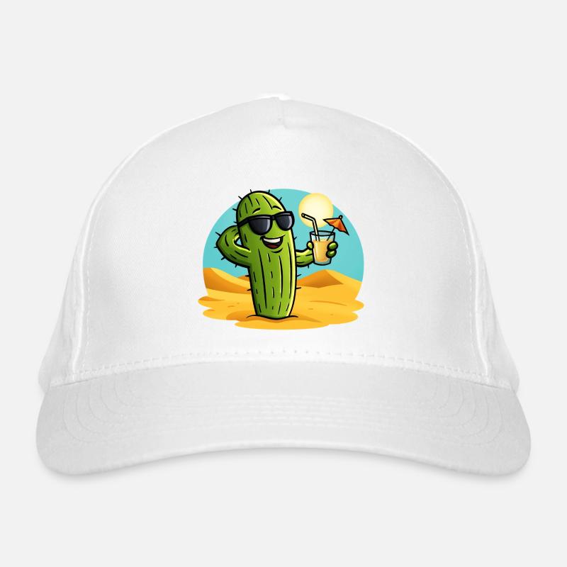 Cactus Summer Organic Baseball Cap
