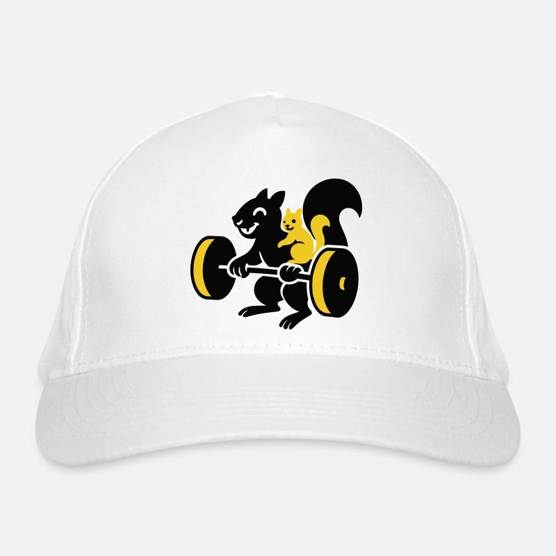 Power Squirrel Organic Baseball Cap