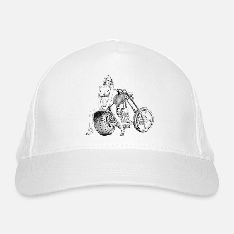 Bikini sur l’hélicoptère Casquette classique bio