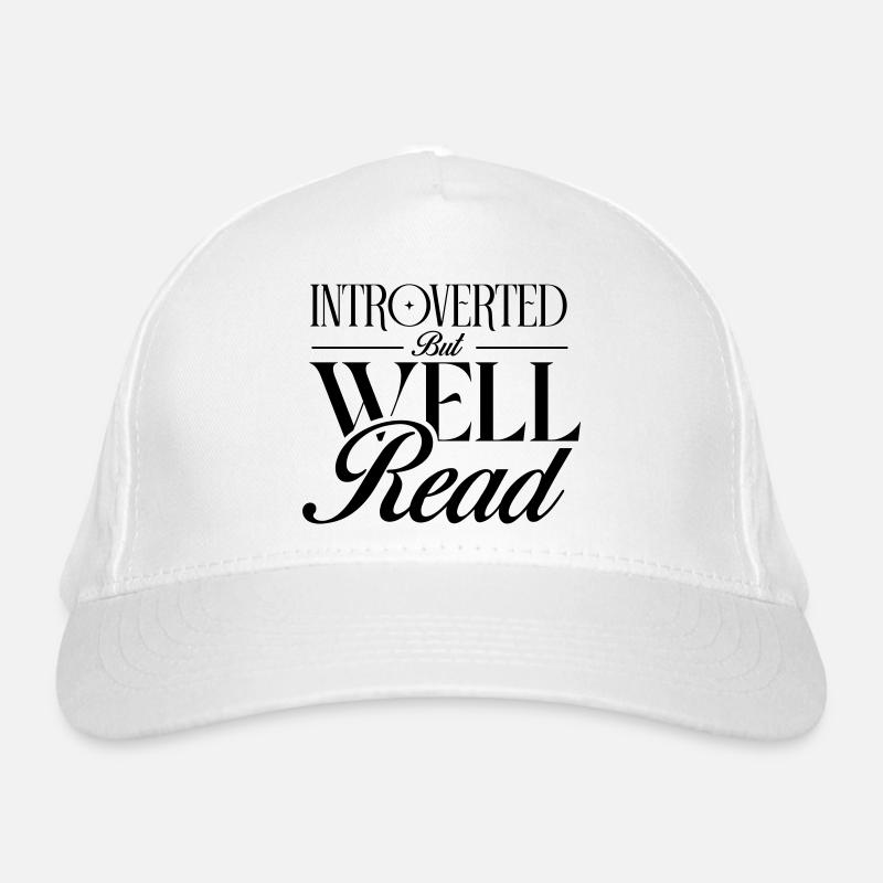 Introverted but Well Read Organic Baseball Cap