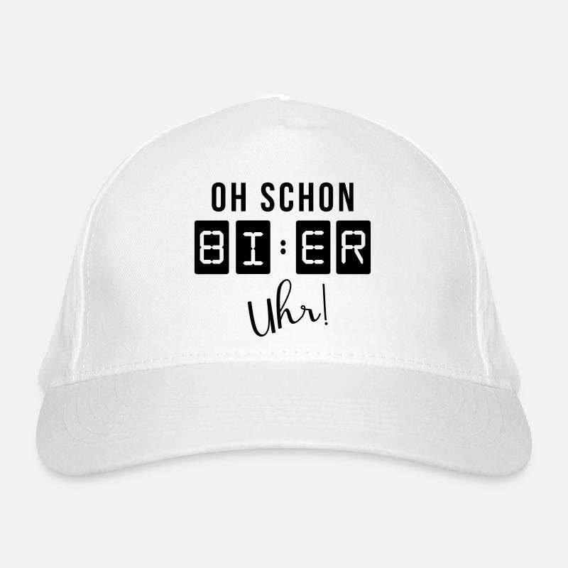 Oh schon Bier Uhr Bio-Baseballkappe