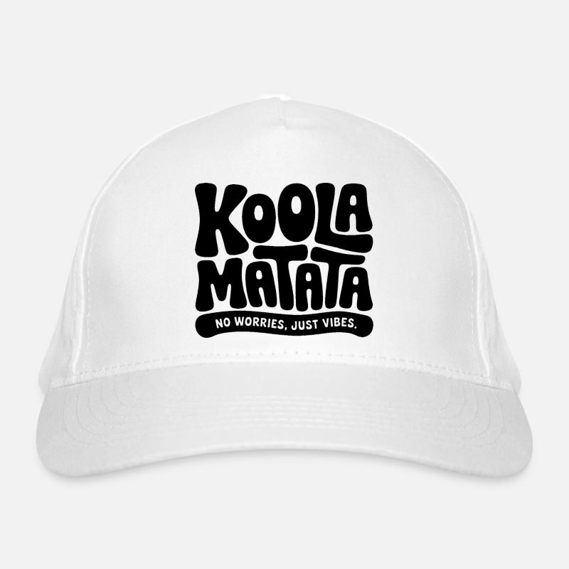 Koola Matata : Pas de soucis, juste des vibrations Casquette classique bio