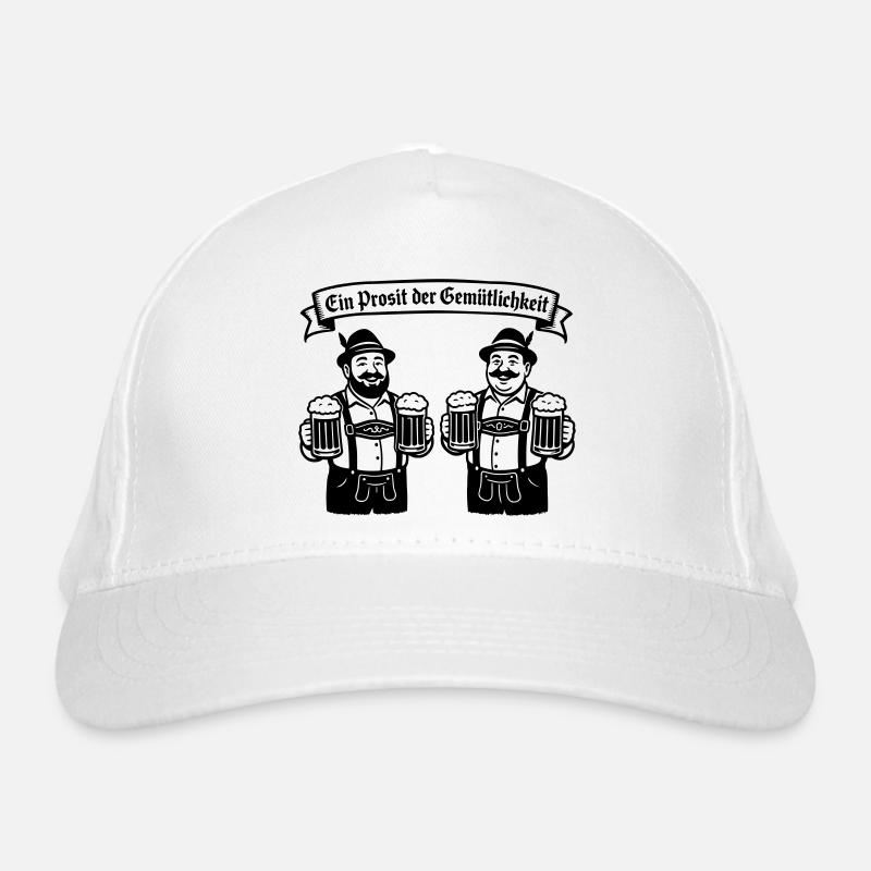 Bier männer - Ein Prosit der Gemütlichkeit Organic Baseball Cap