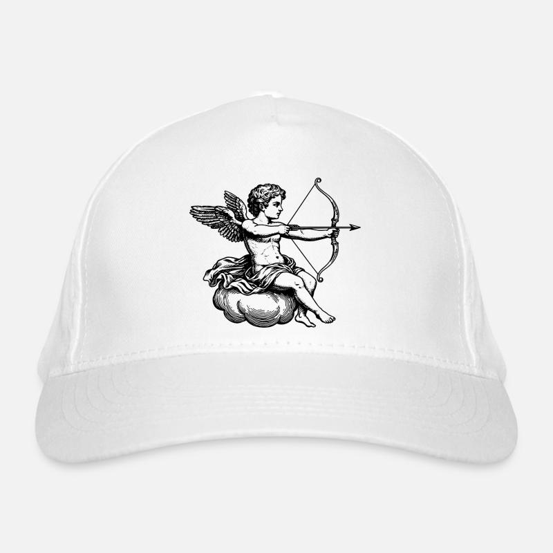 Cupid with bow and arrow. Organic Baseball Cap