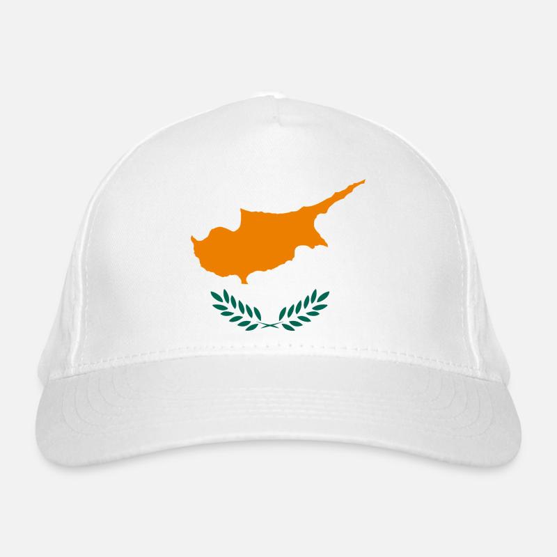 Pavillon de Chypre Drapeau de la République de Chypre Chypre Casquette classique bio