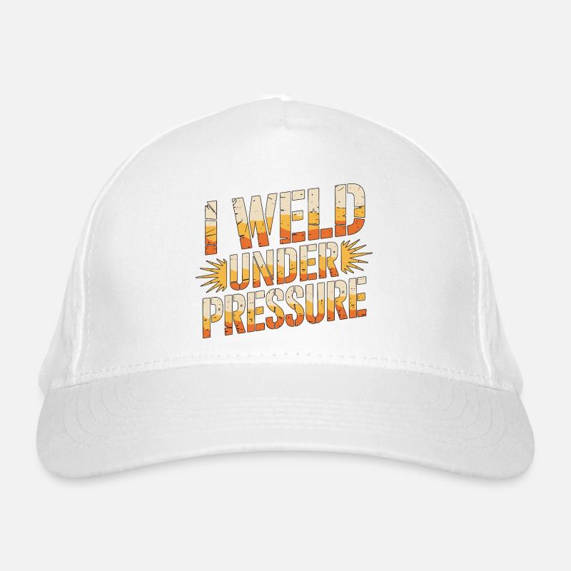 Welder I Weld Under Pressure Metalwork Welding Bio-Baseballkappe