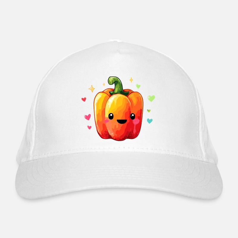 Colorful Peppers Cuddle Organic Baseball Cap