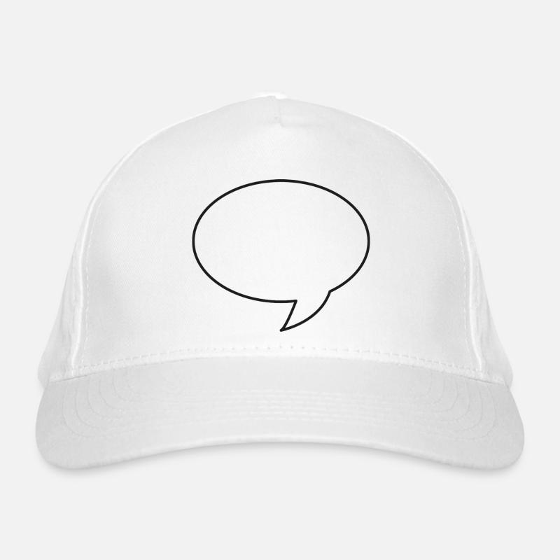 Chatblase Bio-Baseballkappe