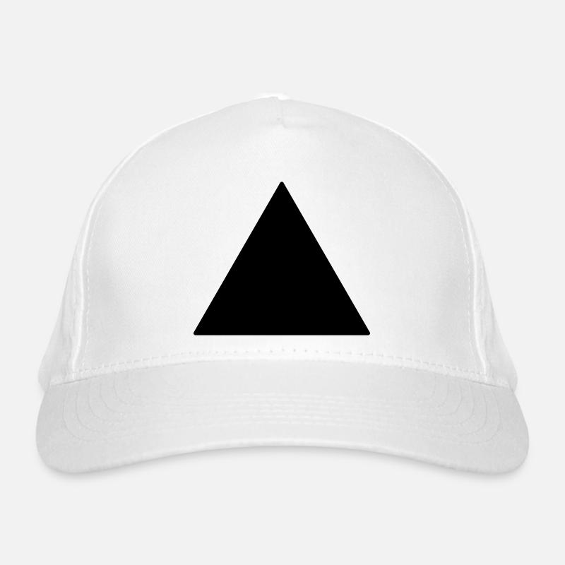 Symbol Dreieck gleichseitig schwarz Bio-Baseballkappe
