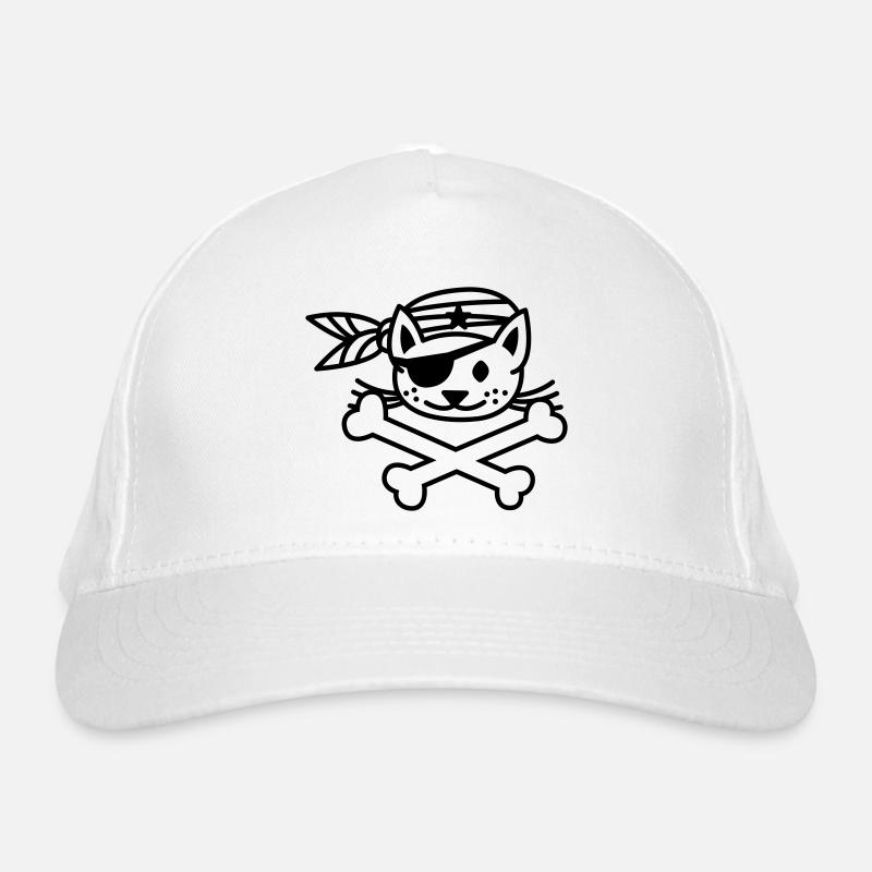 pirate kitty Casquette classique bio