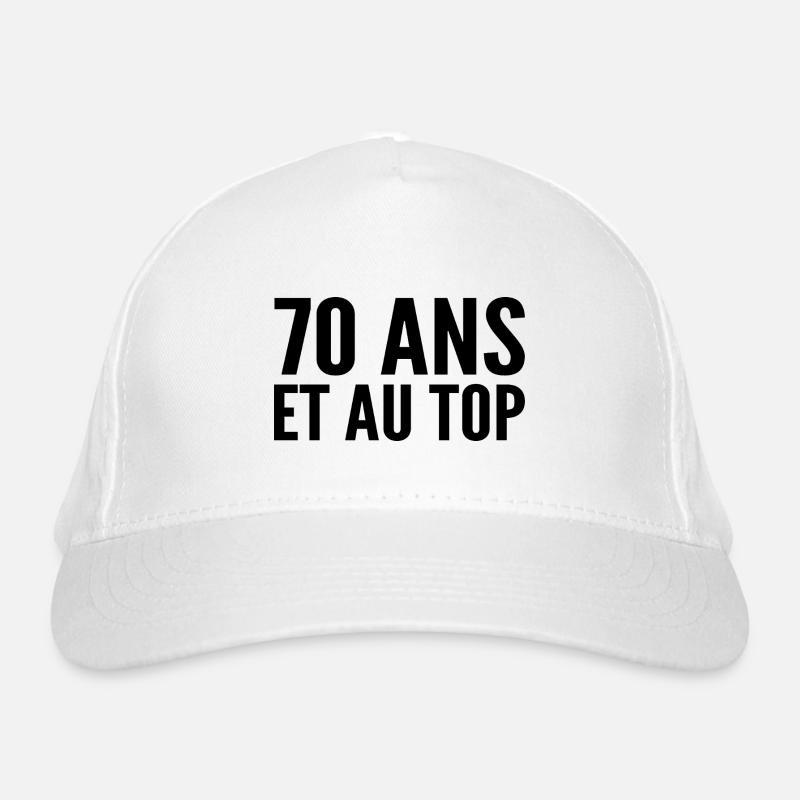 70 years old and at the top Organic Baseball Cap