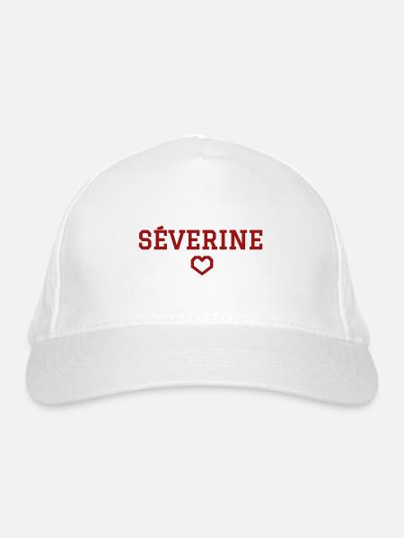 Séverine Herz - Bio-Baseballkappe - Weiß