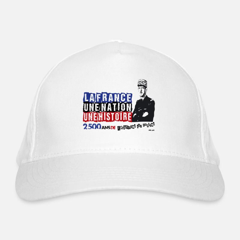 De Gaulle NOIR Casquette classique bio