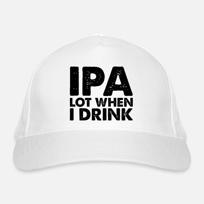 IPA Drink Bier Zitat Bio-Baseballkappe
