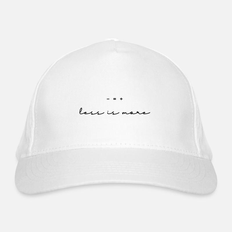 Moins c’est plus. Casquette classique bio